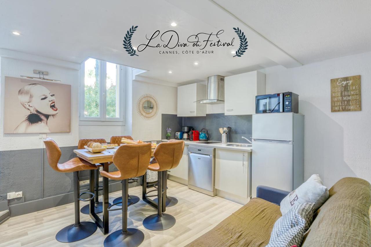 La Diva Du Festival - 10 Mn A Pied Palais & Plages - Cosy & Calme - Clim - Wifi Cannes Bagian luar foto