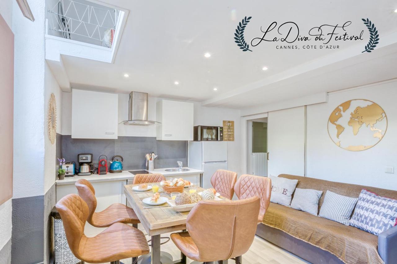La Diva Du Festival - 10 Mn A Pied Palais & Plages - Cosy & Calme - Clim - Wifi Cannes Bagian luar foto