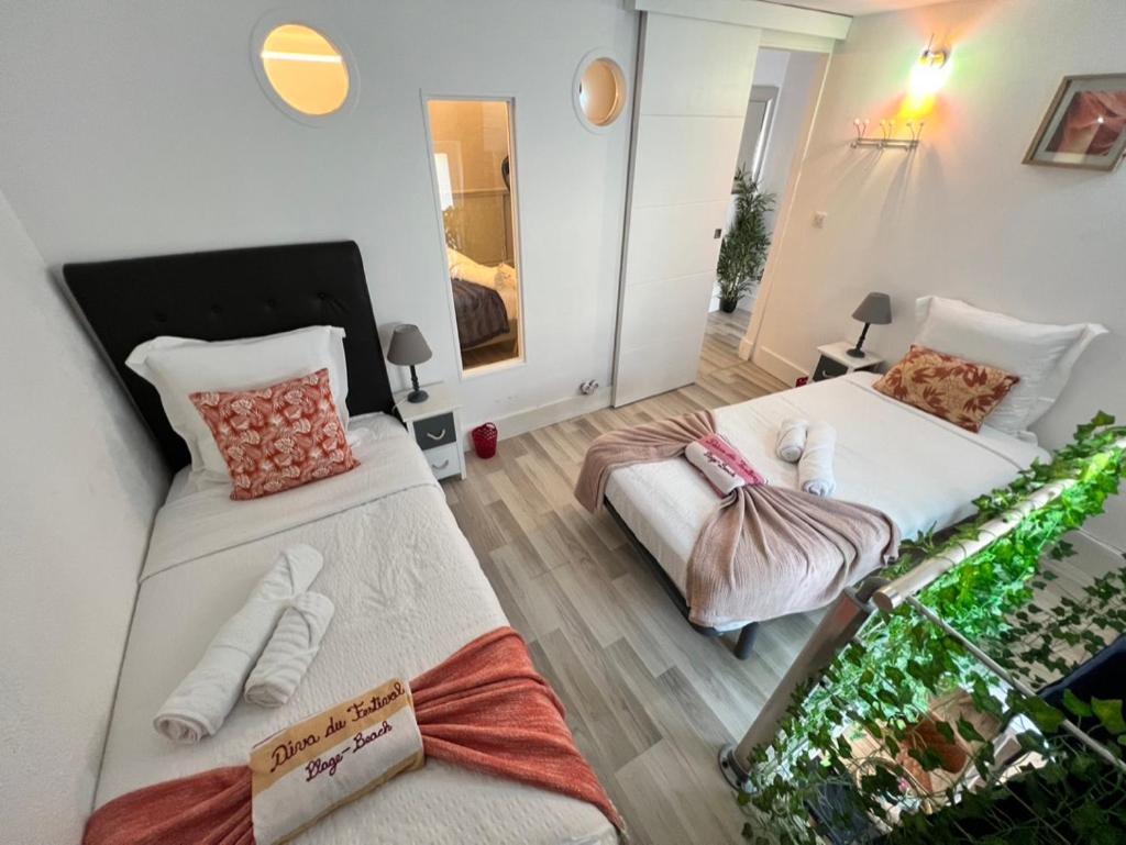 La Diva Du Festival - 10 Mn A Pied Palais & Plages - Cosy & Calme - Clim - Wifi Cannes Bagian luar foto
